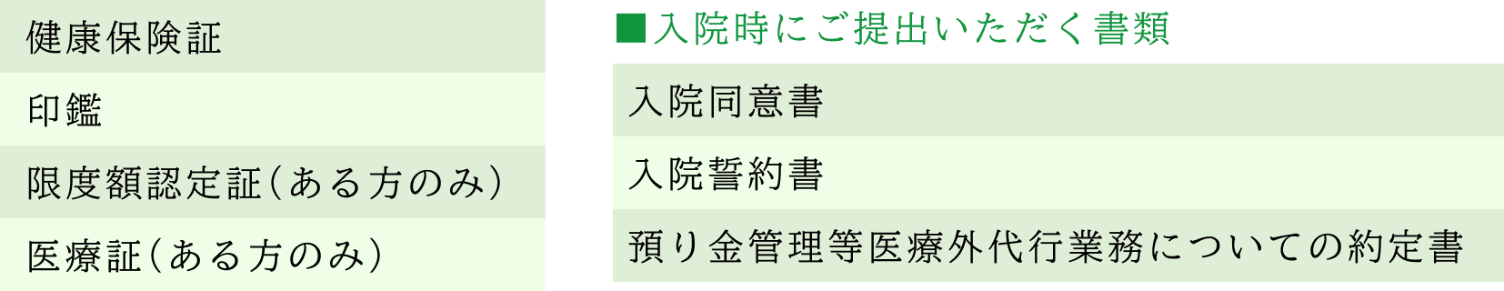 入院案内トップイメージ